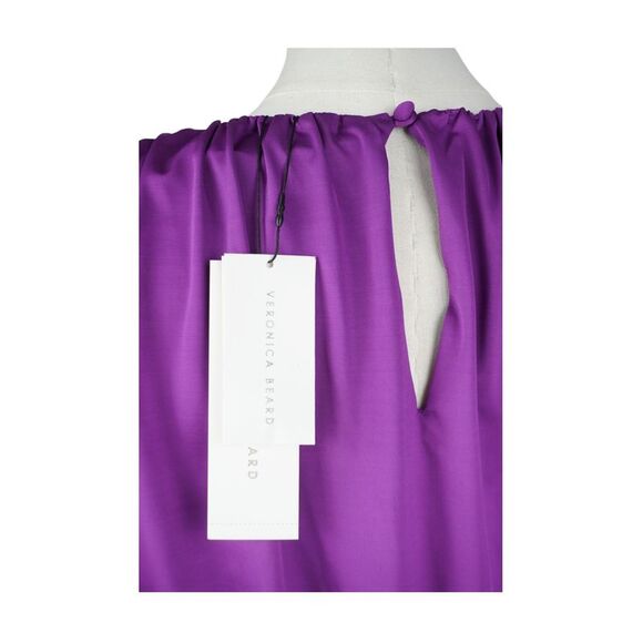 Veronica Beard Dark Violet Bora Dress